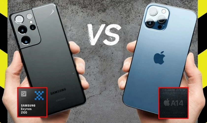 Chipset khác nhau mang đến ưu nhược và trải nghiệm riêng cho S21 Ultra và 12 Pro Max