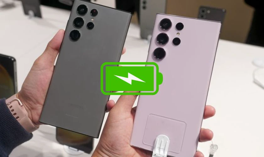So sánh dung lượng pin S22 Ultra và S23 Ultra