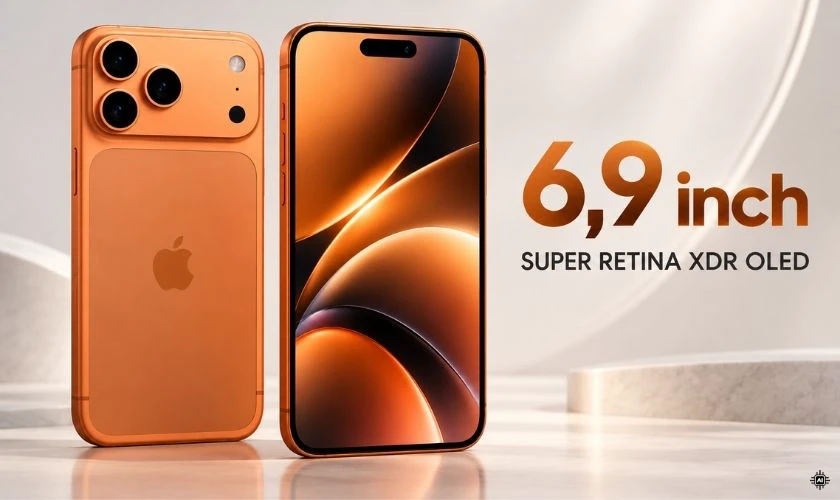 iPhone 17 Pro Max cũng có màn hình 6,9 inch