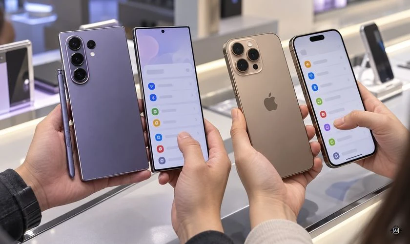 So sánh về giá bán 2 sản phẩm hiện tại