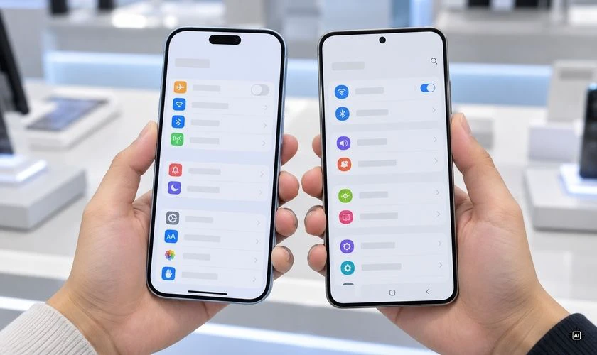 So sánh về bán 2 điện thoại
