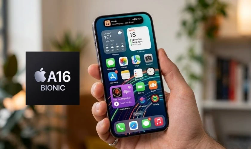 iPhone 14 Pro Max được trang bị chip A16 Bionic