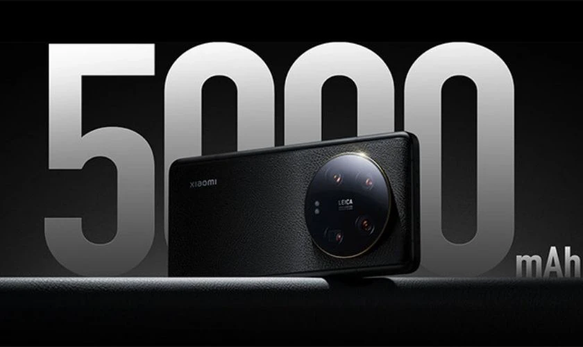 Xiaomi 13 Ultra sở hữu pin 5.000mAh