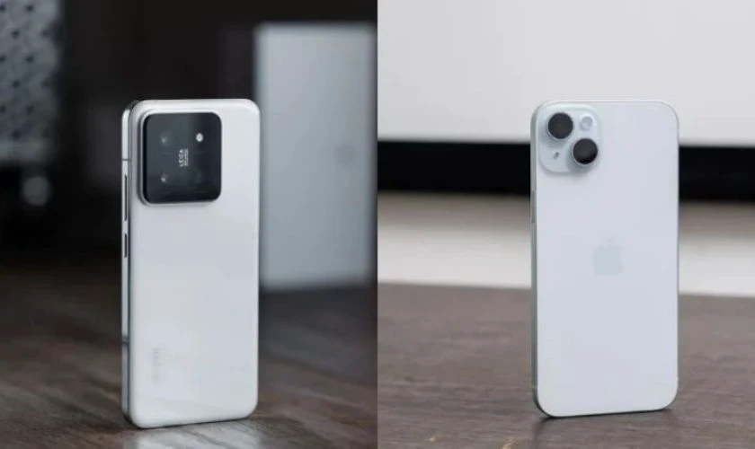 Nên chọn mua Xiaomi 14 hay iPhone 15 thường