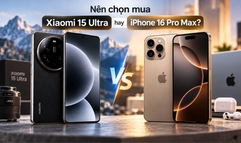 Nên chọn mua Xiaomi 15 Ultra hay iPhone 16 Pro Max?