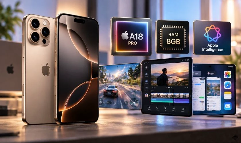 16 Pro Max được trang bị chip A18 Pro