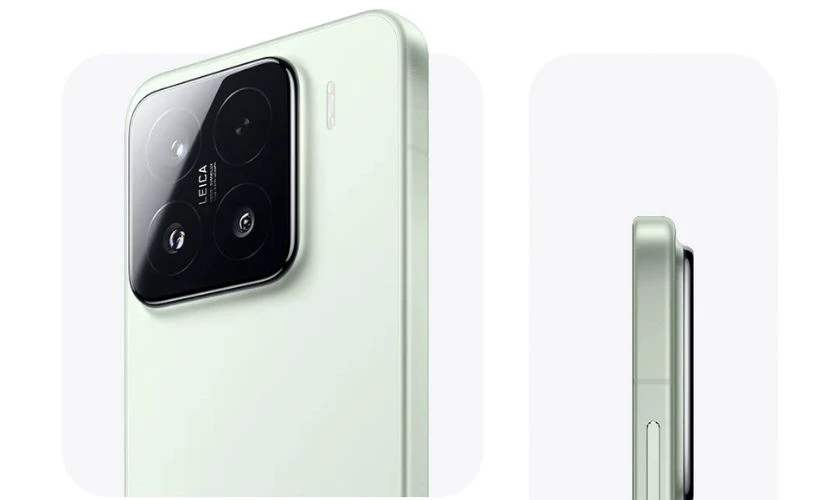 Xiaomi 15 sở hữu bộ ba camera sau Leica đều có độ phân giải 50MP