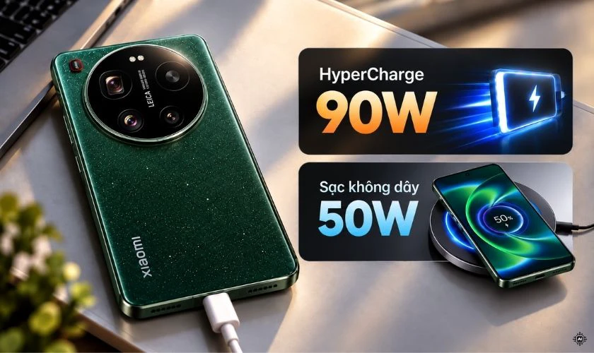 Về pin sạc: Xiaomi 17 Ultra có lợi thế về tốc độ sạc