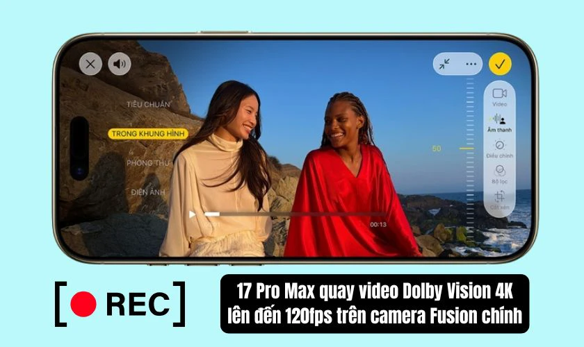 17 Pro Max có camera sau 48MP