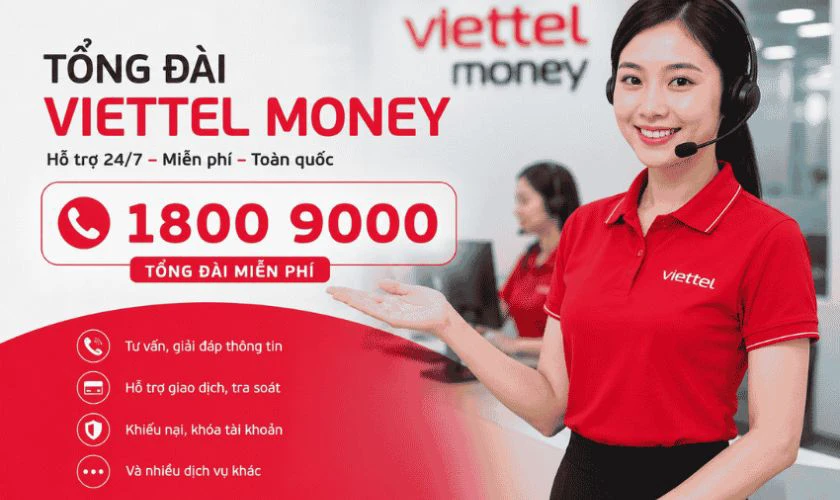 Tổng đài Viettel Money hỗ trợ những vấn đề nào? 