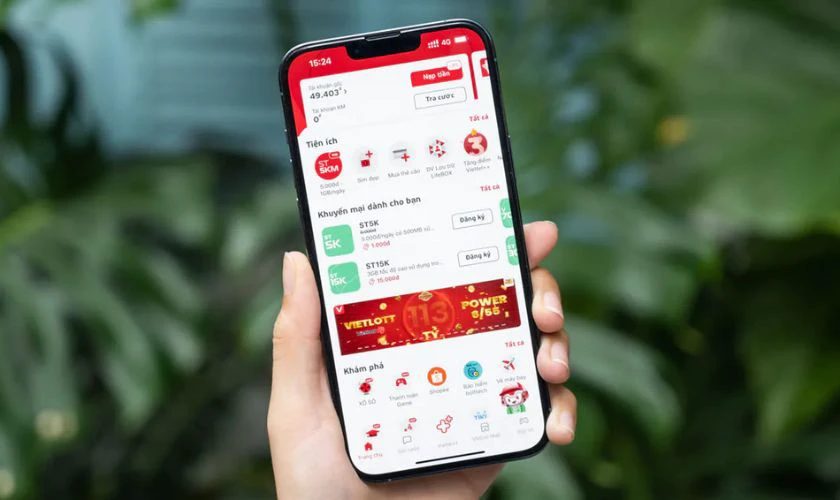 Liên hệ qua app My Viettel 