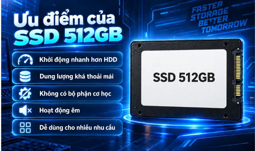 Ổ cứng SSD 512GB có tốt không?