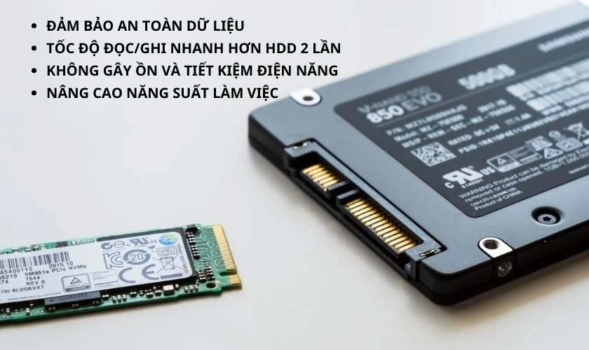 Ưu điểm của ổ cứng SSD