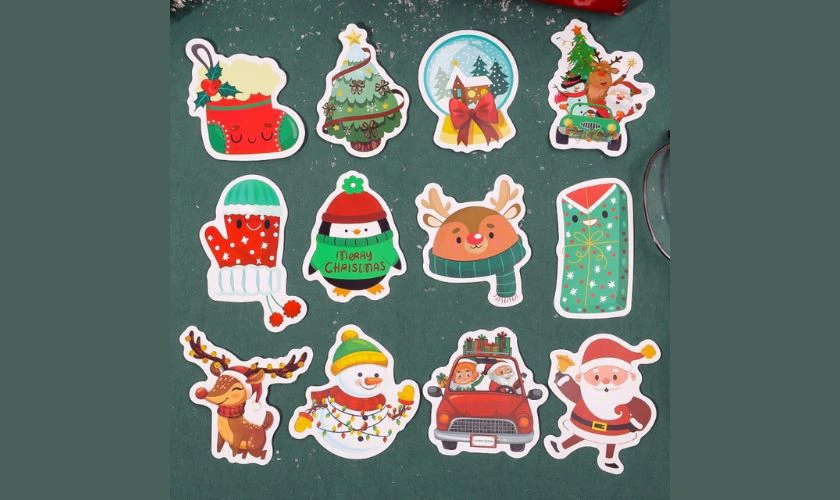 Sticker Gi&aacute;ng sinh cute đẹp