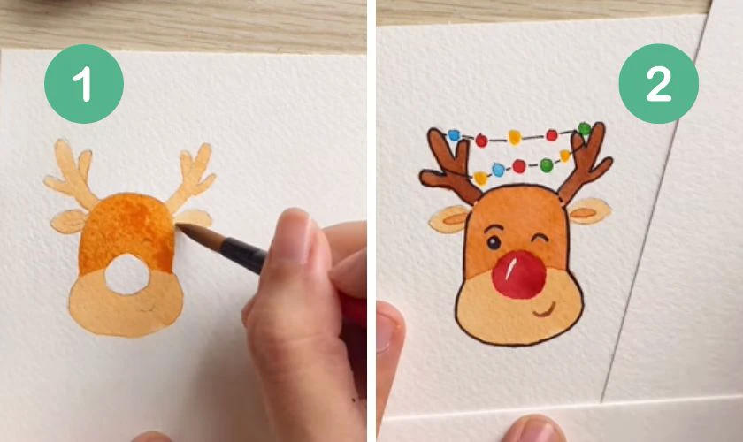 C&aacute;ch vẽ Sticker Gi&aacute;ng sinh đơn giản m&agrave; đẹp nhất