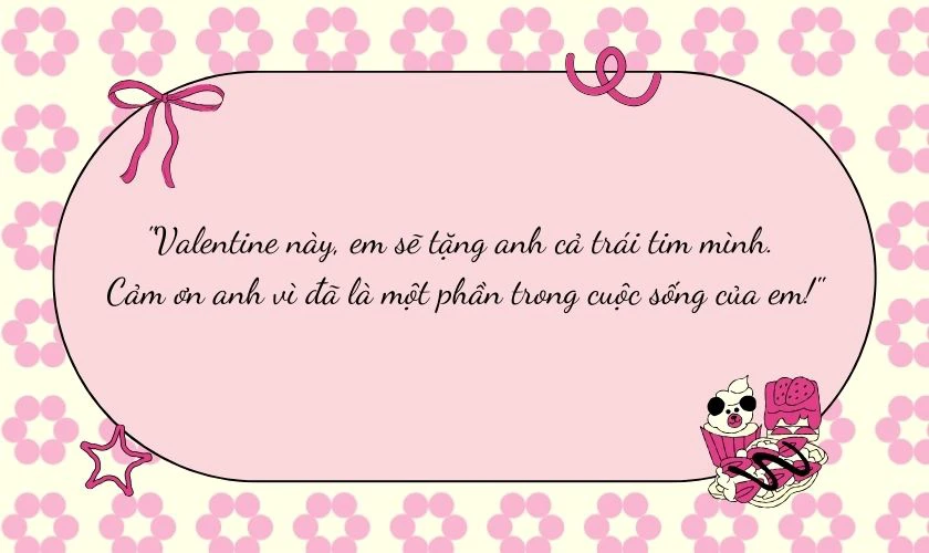 STT chúc Valentine cho người yêu