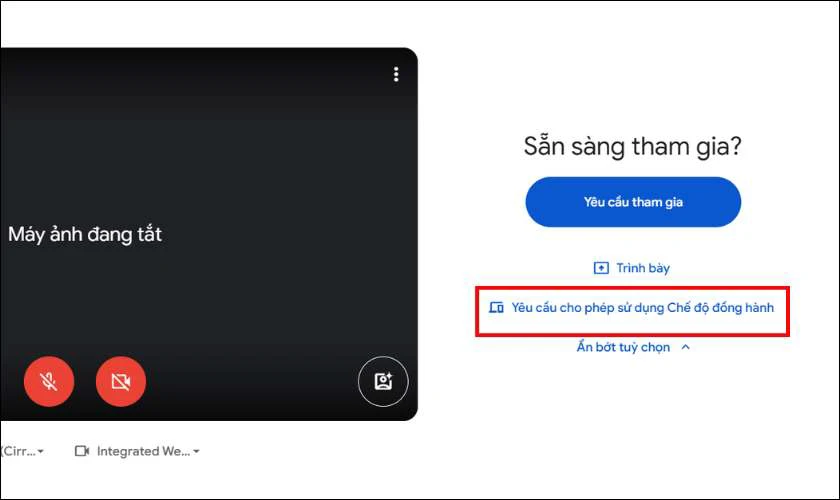 C&aacute;ch sử dụng chế độ đồng h&agrave;nh tr&ecirc;n Google Meet