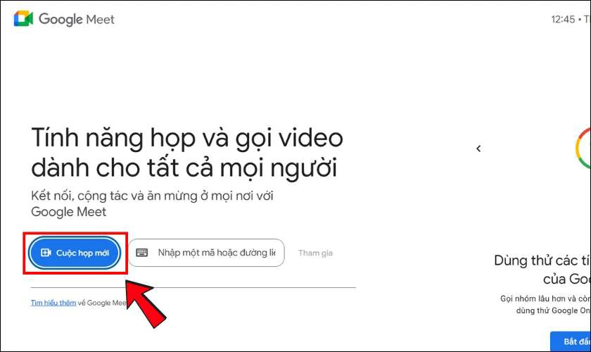 C&aacute;ch đặt lịch lớp học, họp online tr&ecirc;n Google Meet