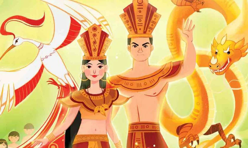 Truyện kể về sự tích giỗ tổ Hùng Vương