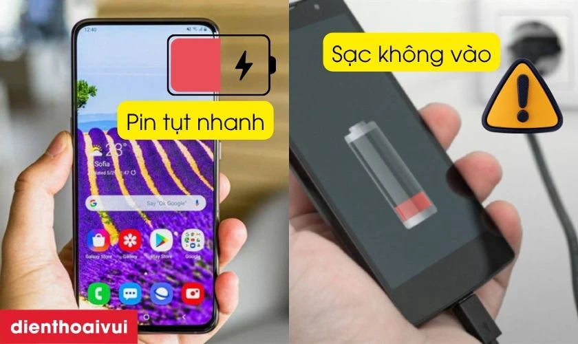 Điện thoại Samsung bị lỗi pin