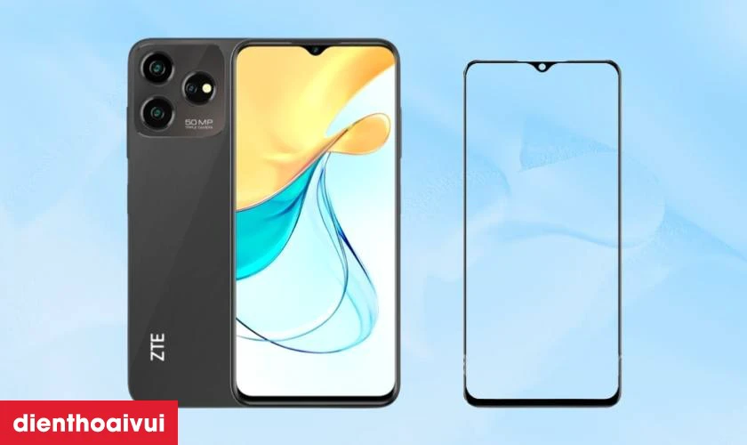 Thay &eacute;p k&iacute;nh điện thoại ZTE