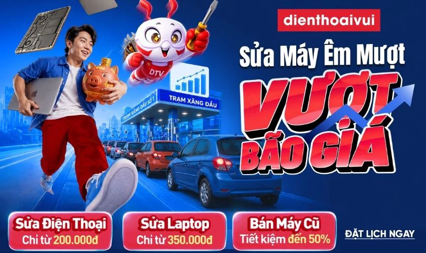 Sửa chữa tiết kiệm tại Điện Thoại Vui - M&aacute;y &ecirc;m, vượt b&atilde;o gi&aacute;