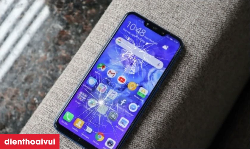 Lỗi pin điện thoại Huawei bị chai, sạc kh&ocirc;ng v&agrave;o nguồn