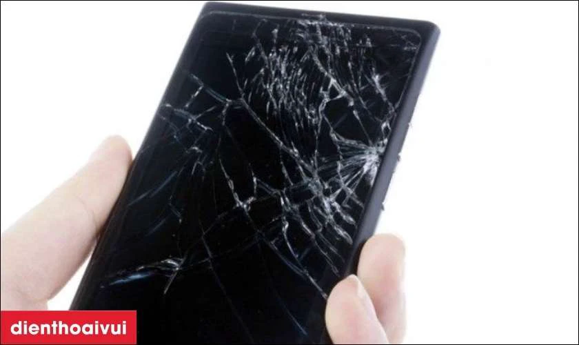 Lỗi m&agrave;n h&igrave;nh bị nứt vỡ, hiển thị sai, cảm ứng kh&ocirc;ng nhận
