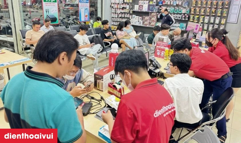 Quy trình sửa điện thoại Sony uy tín tại Điện Thoại Vui