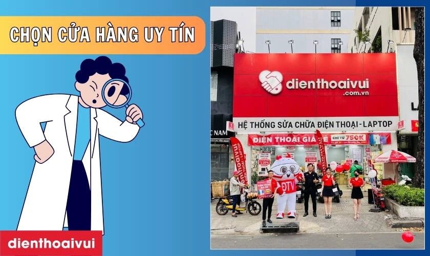 Chọn cửa h&agrave;ng sửa chữa điện thoại Vsmart uy t&iacute;n
