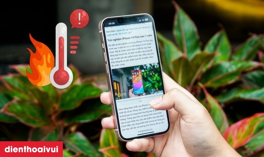 Tr&aacute;nh để m&agrave;n h&igrave;nh chịu lực hoặc nhiệt độ qu&aacute; cao