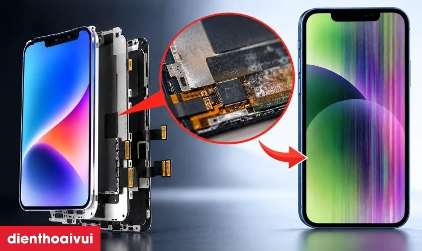 Linh kiện hiển thị suy giảm sau thời gian d&agrave;i hoạt động