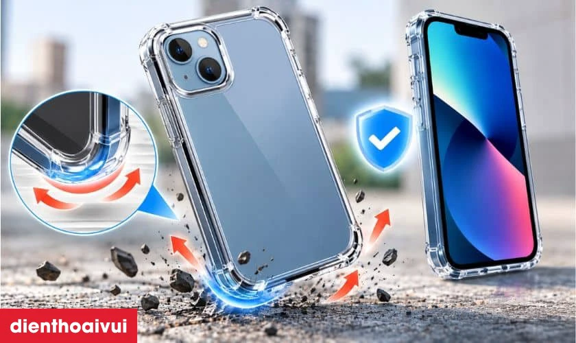 Lưu &yacute; để hạn chế lỗi hiển thị m&agrave;n h&igrave;nh iPhone 13 t&aacute;i diễn