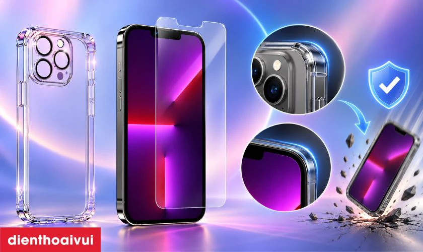 C&aacute;ch sử dụng để hạn chế lỗi hiển thị m&agrave;n h&igrave;nh iPhone 13 Pro