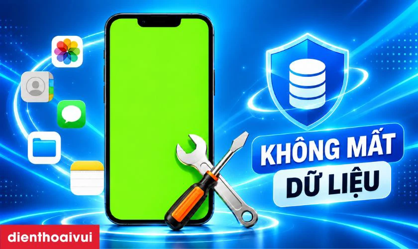 Sửa hiển thị m&agrave;n h&igrave;nh iPhone 13 Pro c&oacute; l&agrave;m mất dữ liệu kh&ocirc;ng?
