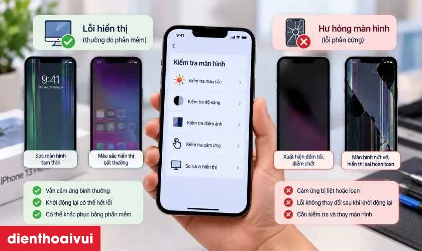 Giá sửa hiển thị màn hình iPhone 13 Pro Max phụ thuộc vào đâu?
