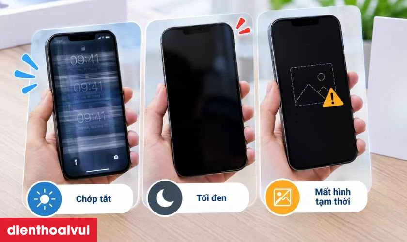 Màn hình chớp tắt hoặc mất hiển thị từng lúc