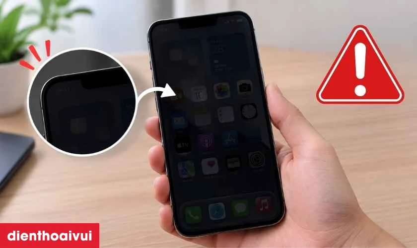 Màn hình tối bất thường dù điện thoại vẫn đang hoạt động