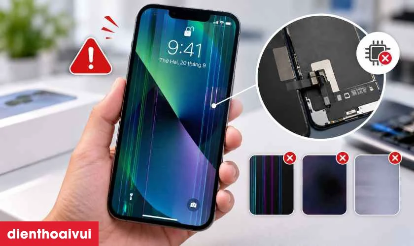 Màn hình phát sinh lỗi phần cứng trong quá trình sử dụng