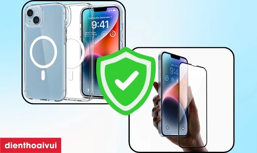 Sử dụng k&iacute;nh v&agrave; ốp bảo vệ ph&ugrave; hợp