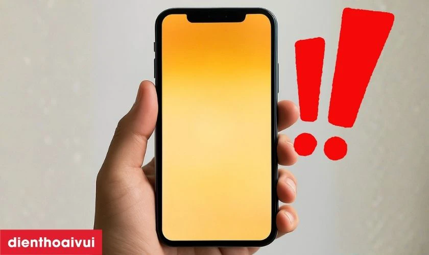 H&igrave;nh ảnh bị nh&ograve;e, sai m&agrave;u hoặc xuất hiện v&ugrave;ng &aacute;m m&agrave;u
