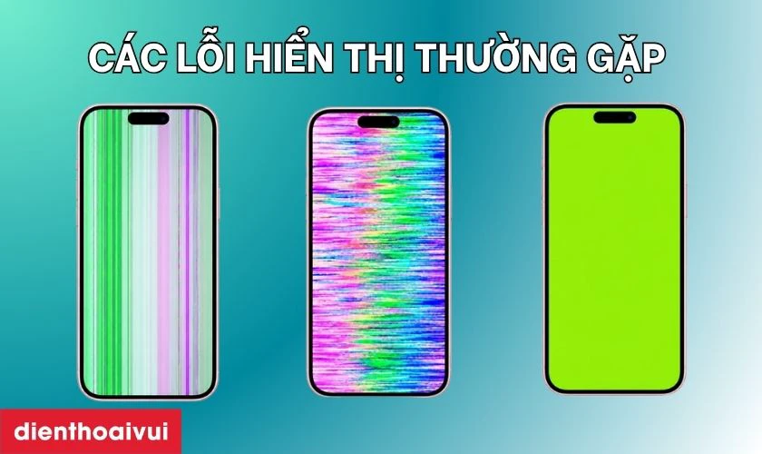 C&aacute;c lỗi hiển thị thường gặp tr&ecirc;n m&agrave;n h&igrave;nh iPhone 16