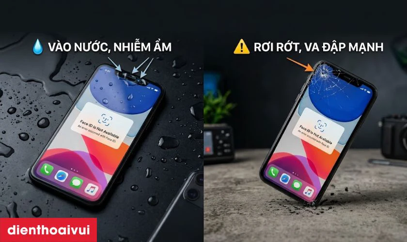 Nguy&ecirc;n nh&acirc;n iPhone 11 bị lỗi Face ID