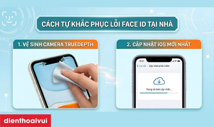 C&aacute;ch khắc phục lỗi mất Face ID iPhone 11 tại nh&agrave;