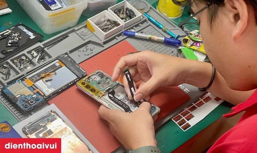 Quy trình thay sửa main Face ID iPhone 12 Pro Max uy tín tại Điện Thoại Vui
