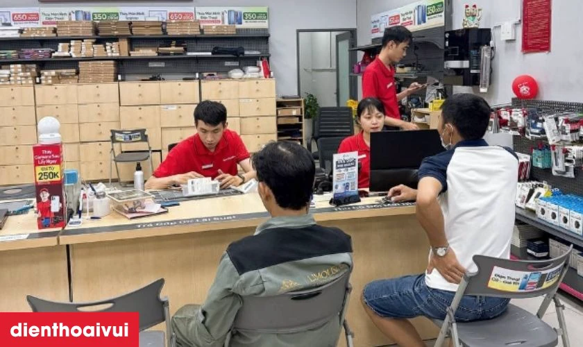 Quy tr&igrave;nh sửa lỗi Face ID iPhone 13 Pro Max tại Điện Thoại Vui