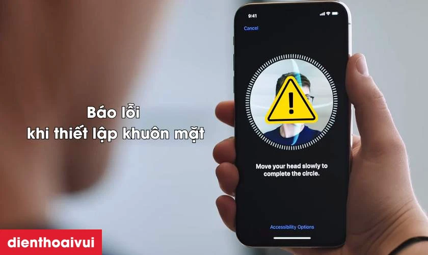 Dấu hiệu cần sửa main Face ID