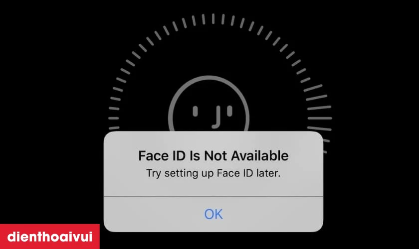Dấu hiệu lỗi Face ID iPhone 16 Pro Max