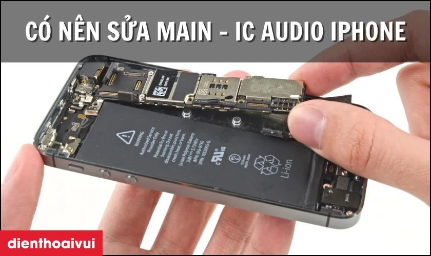 C&oacute; n&ecirc;n sửa main - IC audio iPhone 15 Plus kh&ocirc;ng