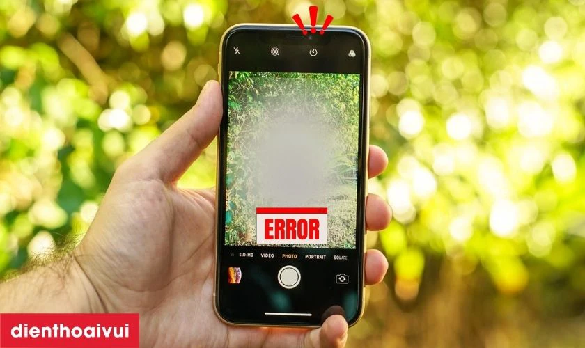 Dấu hiệu iPhone XR bị hư IC camera